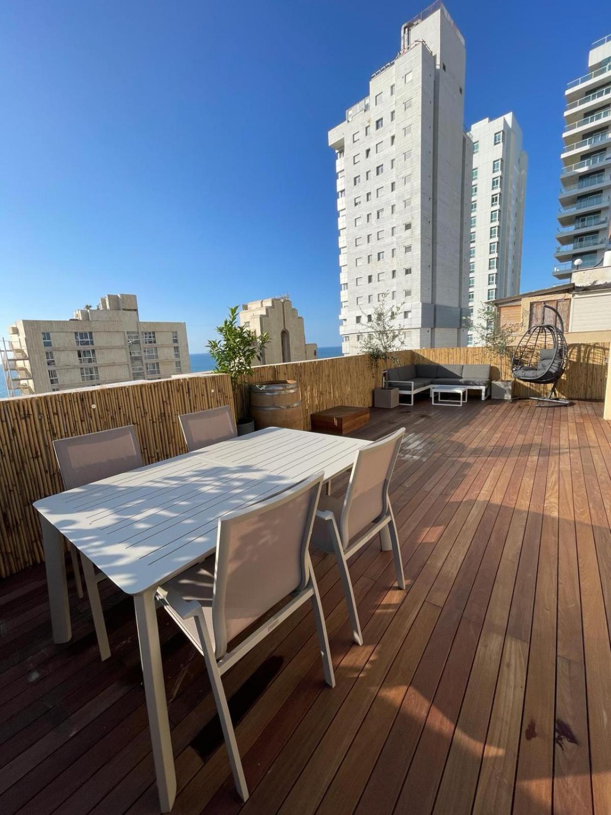 Roof Top 3 Floors Netanya Exterior foto